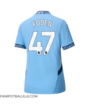 Manchester City Phil Foden #47 Tricou Fotbal Replică 2024-25 Femei Acasa